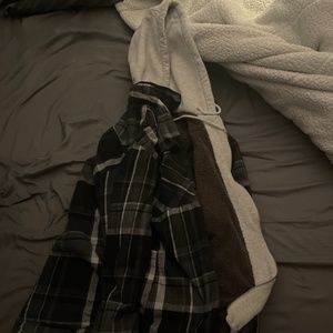 Flannel hoodie